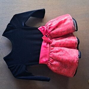 Bonnie Jean size 2T Black and red dress